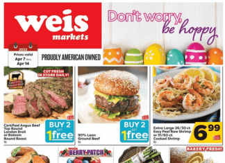 Weis Markets Weekly Sale Apr 07 – Apr 14, 2022