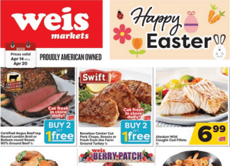 Weis Markets Weekly Sale Apr 14 – Apr 20, 2022 (Easter Promotion Included)