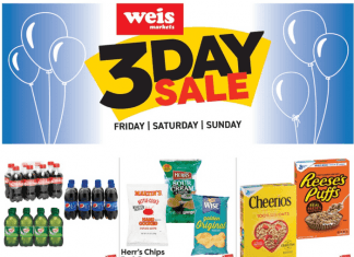 Weis Markets Three-Day Sale Apr 22 – Apr 24, 2022
