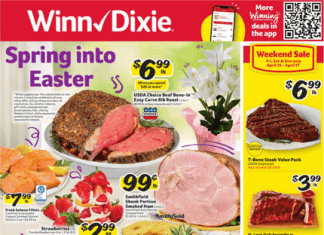 Winn-Dixie Weekly Ad Apr 13 – Apr 19, 2022 (Easter Promotion Included)