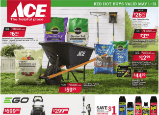 ACE Hardware Red Hot Buy Monthly Ad May 01 – May 31, 2022