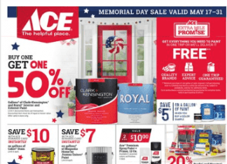 ACE Hardware Memorial Day Ad May 17 – May 31, 2022