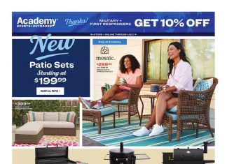 Academy Sports + Outdoors Outdoor Ad May 31 – Jun 05, 2022
