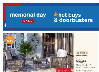 Ashley Furniture HomeStore Memorial Day Flyer Sale