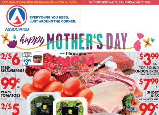 Associated Supermarkets Weekly Ad May 06 – May 12, 2022 (Mother’s Day Promotion Included)