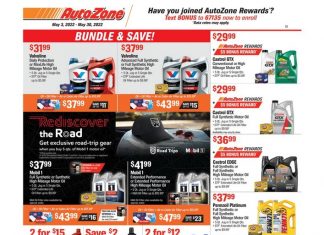 AutoZone Monthly Circular May 03 – May 30, 2022
