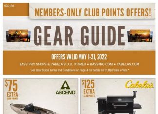 Bass Pro Shops May Gear Guide May 01 – May 31, 2022