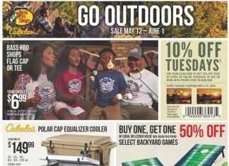 Bass Pro Shops Outdoor Sale May 12 – Jun 01, 2022