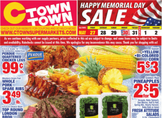 C-Town Weekly Ad May 27 – Jun 02, 2022 (Memorial Day Promotion Included)