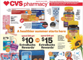 CVS Weekly Ad May 29 – Jun 04, 2022
