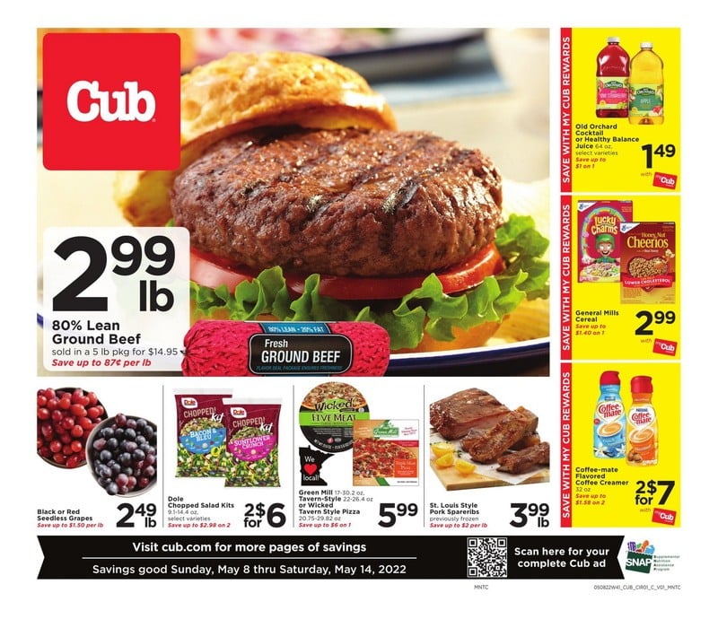 Cub Foods Weekly Ad May 08 May 14, 2022