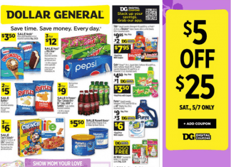 Dollar General Weekly Ad May 01 – May 07, 2022 (Mother’s Day Promotion Included)