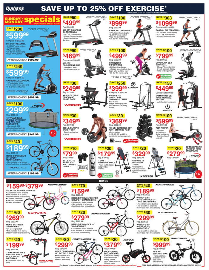 Dunham's Sports Weekly Ad May 21 May 26, 2022