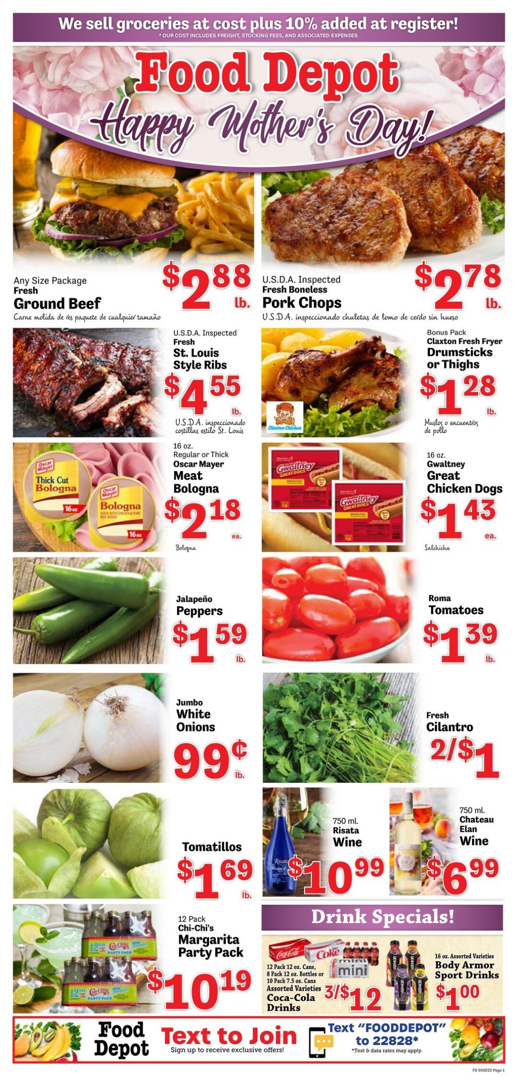 Food Depot Weekly Ad May 02 May 08, 2022 (Mother's Day Promotion