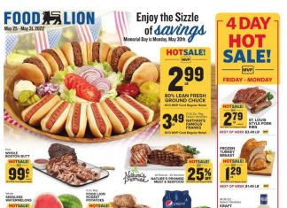 Food Lion Weekly Ad May 25 – May 31, 2022