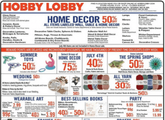 Hobby Lobby Weekly Ad May 22 – May 28, 2022