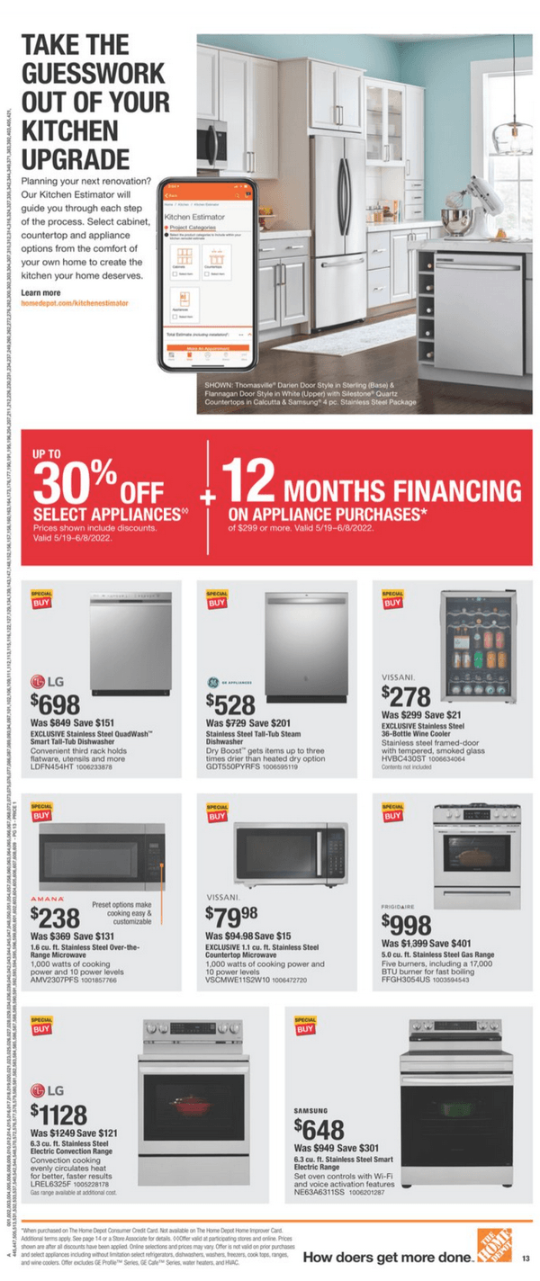 Home Depot Memorial Day Ad May 19 May 30, 2022