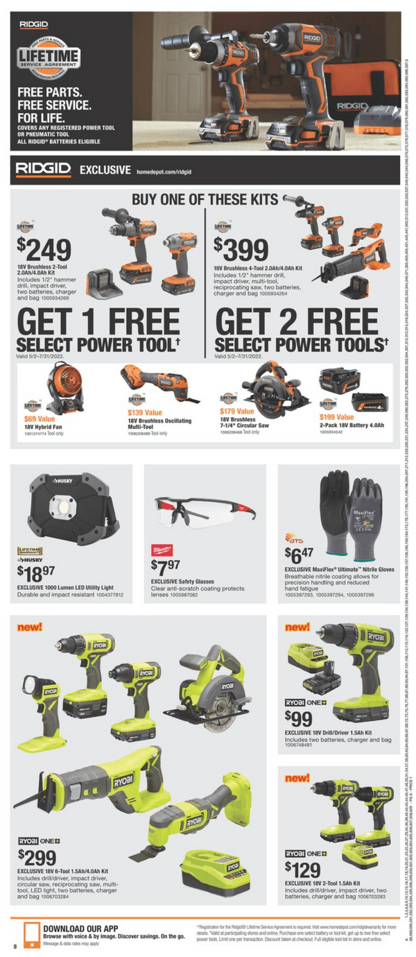 Home Depot Memorial Day Ad May 19 May 30, 2022
