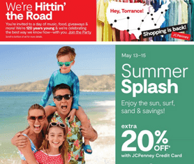 JCPenney Three-Day Flyer Sale May 13 – May 15, 2022 (Memorial Day Promotion Included)