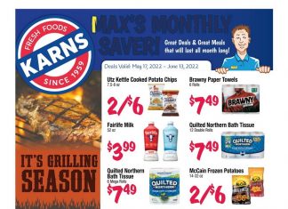 Karns Quality Foods Monthly Ad May 17 – Jun 13, 2022
