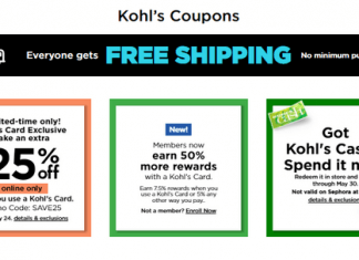 Kohl’s Coupon Sale Until May 30, 2022 (Father’s Day Promotion Included)
