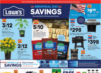 Lowe’s Weekly Ad May 26 – Jun 01, 2022