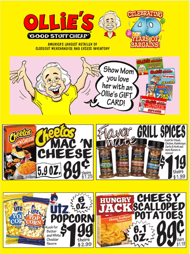 Ollie's Weekly Ad May 05 May 07, 2022