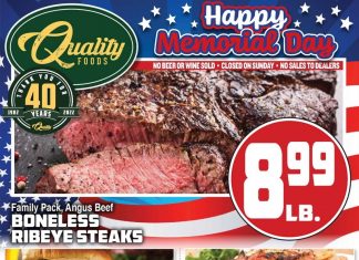 Quality Foods Weekly Ad May 25 – May 31, 2022