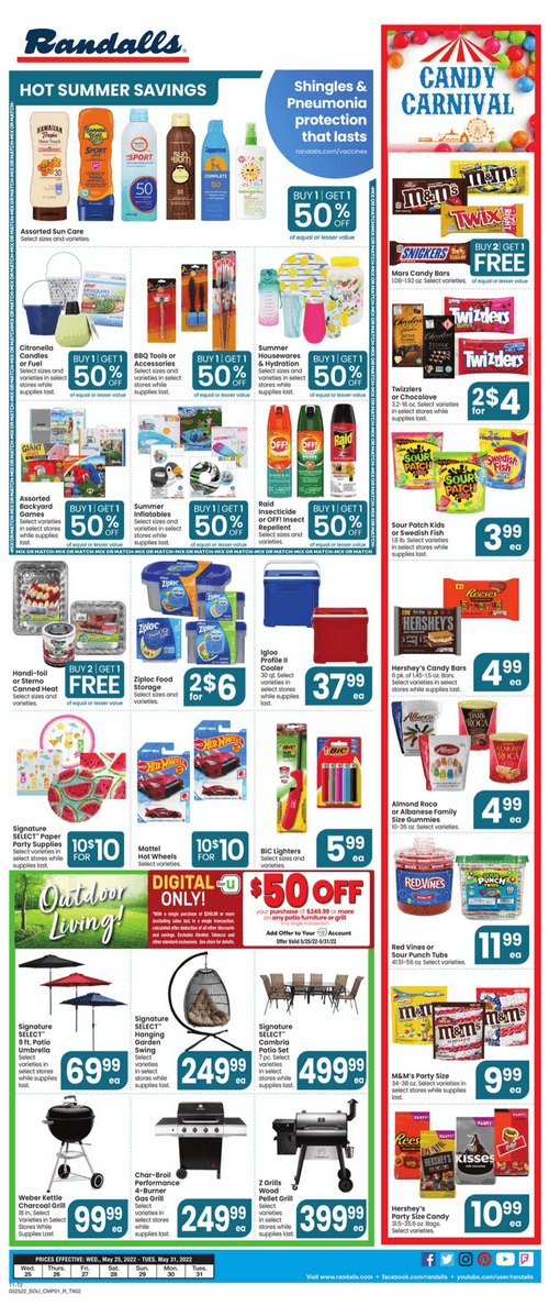 Randalls Weekly Ad May 25 May 31, 2022