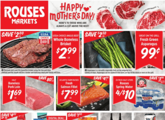 Rouses Weekly Ad May 04 – May 11, 2022 (Mother’s Day Promotion Included)
