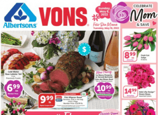 Vons Weekly Ad May 04 – May 10, 2022