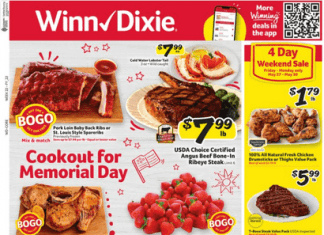 Winn-Dixie Weekly Ad May 25 – May 31, 2022