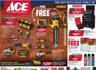 ACE Hardware Red Hot Buy Monthly Ad Jun 01 – Jun 28, 2022