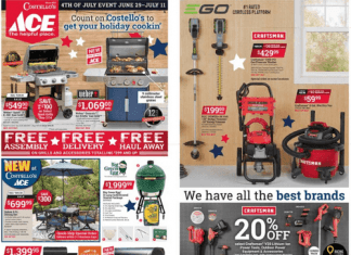 ACE Hardware 4th of July Event Jun 29 – Jul 11, 2022