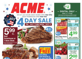 ACME Weekly Ad Jul 01 – Jul 07, 2022