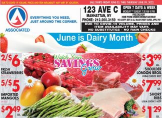 Associated Supermarkets Weekly Ad Jun 03 – Jun 09, 2022