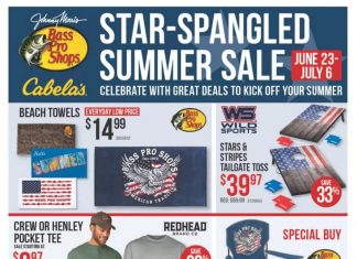 Bass Pro Shops Star-Spangled Summer Sale Jun 23-July 06, 2022