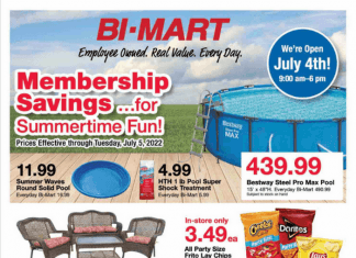Bi-Mart Weekly Ad Jun 21 – Jul 05, 2022