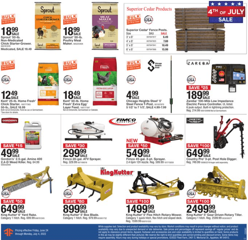 Fleet Farm Weekly Flyer Jun 24 Jul 02, 2022