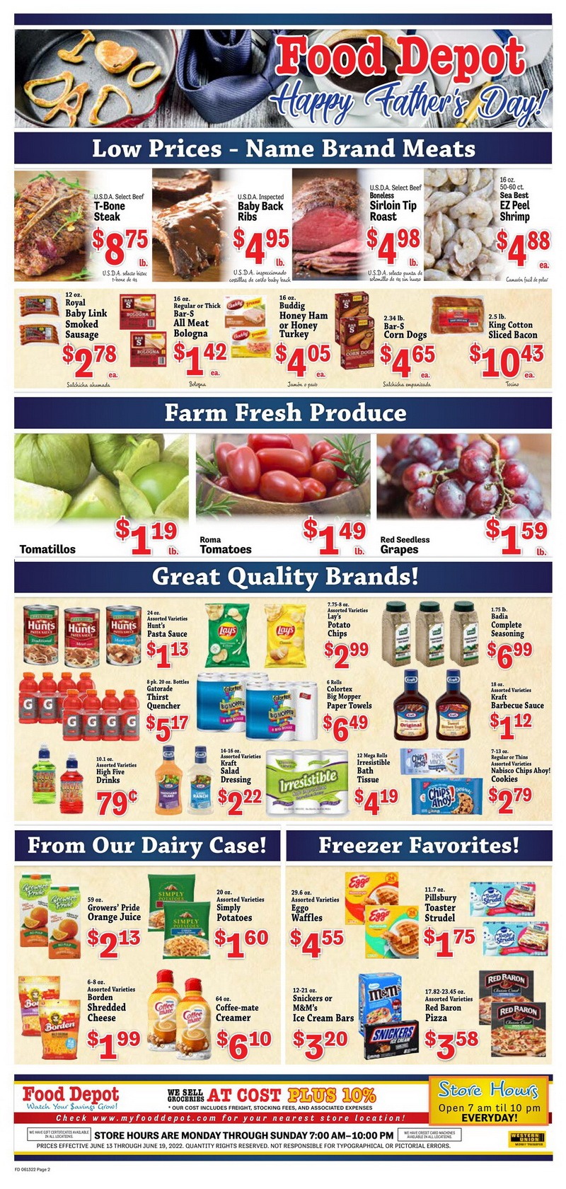 Food Depot Weekly Ad Jun 13 Jun 19, 2022