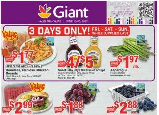 Giant Food Weekly Ad Jun 10 – Jun 16, 2022
