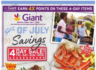 Giant Food Weekly Ad Jul 01 – Jul 07, 2022