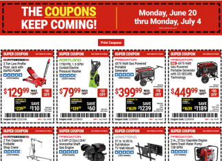 Harbor Freight Coupon Ad Jun 20 – Jul 04, 2022