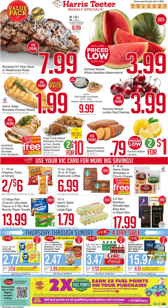 Harris Teeter Weekly Ad Jun 01 Jun 07, 2022