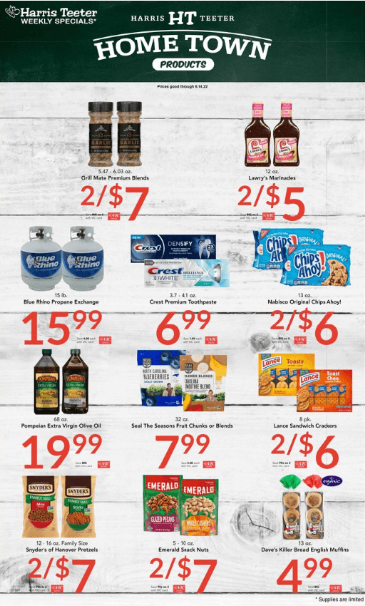 Harris Teeter Weekly Ad Jun 08 Jun 14, 2022