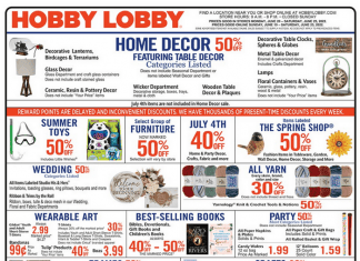 Hobby Lobby Weekly Ad Jun 19 – Jun 25, 2022