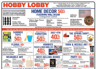 Hobby Lobby Weekly Ad Jun 26 – Jul 02, 2022
