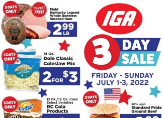 IGA Weekly Ad Jun 29 – Jul 05, 2022