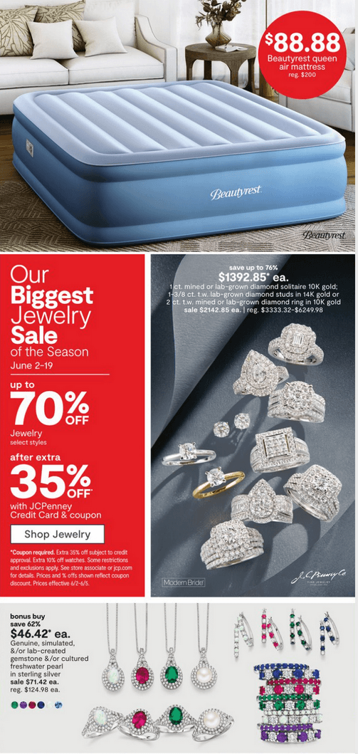 JCPenney Lowest Price Sale Jun 02 Jun 05, 2022