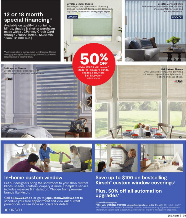 JCPenney 4th of July Home Sale Jun 24 Jul 10, 2022